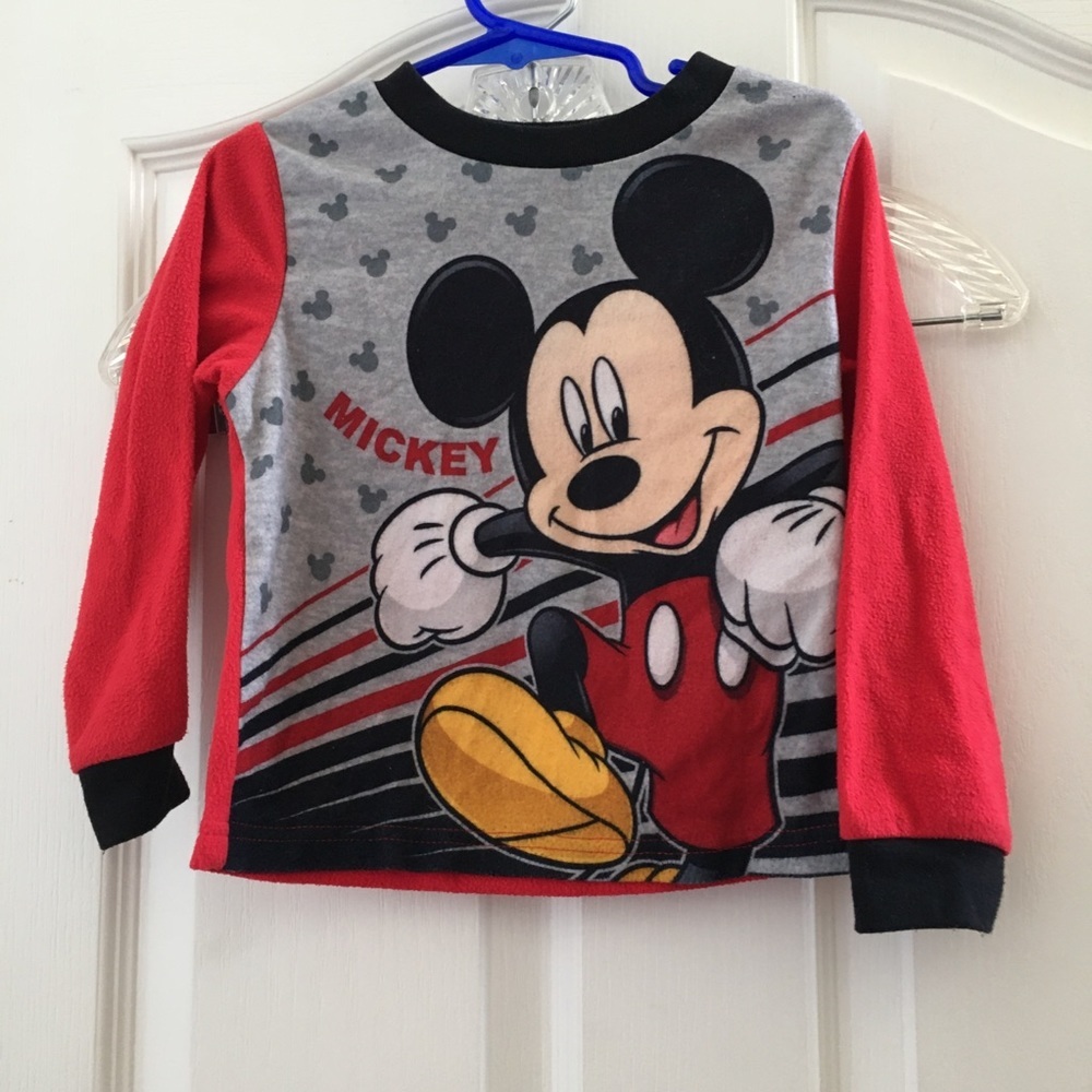 Disney fleece pajama top 4t - Picture 1 of 5